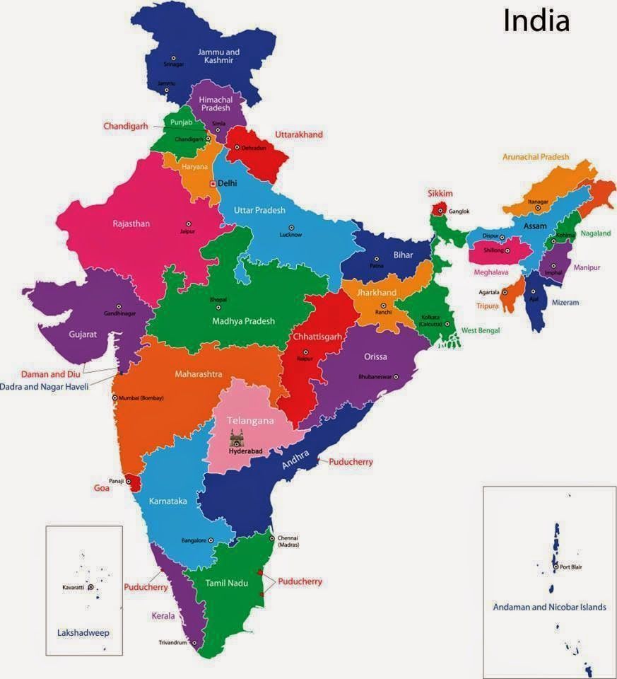 Map India HD map travel and codes