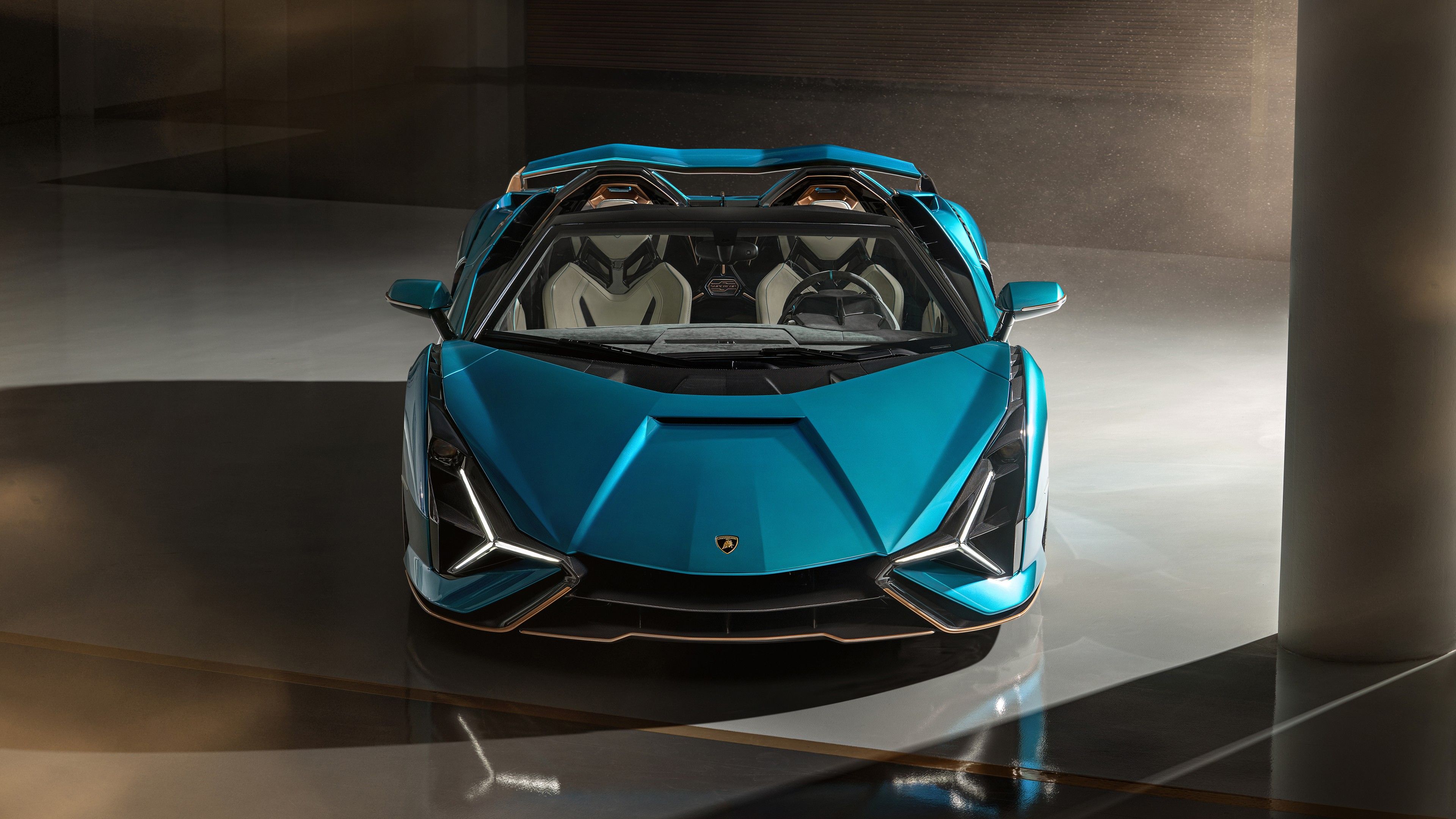 Lamborghini Sián Roadster 4K Wallpaper, 5K, Cars