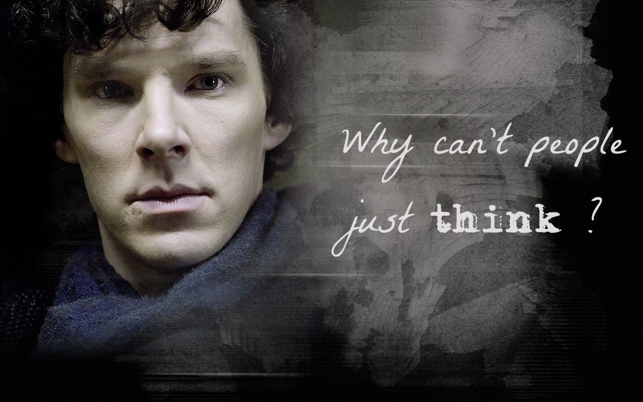 Sherlock Holmes Quotes HD Wallpaper
