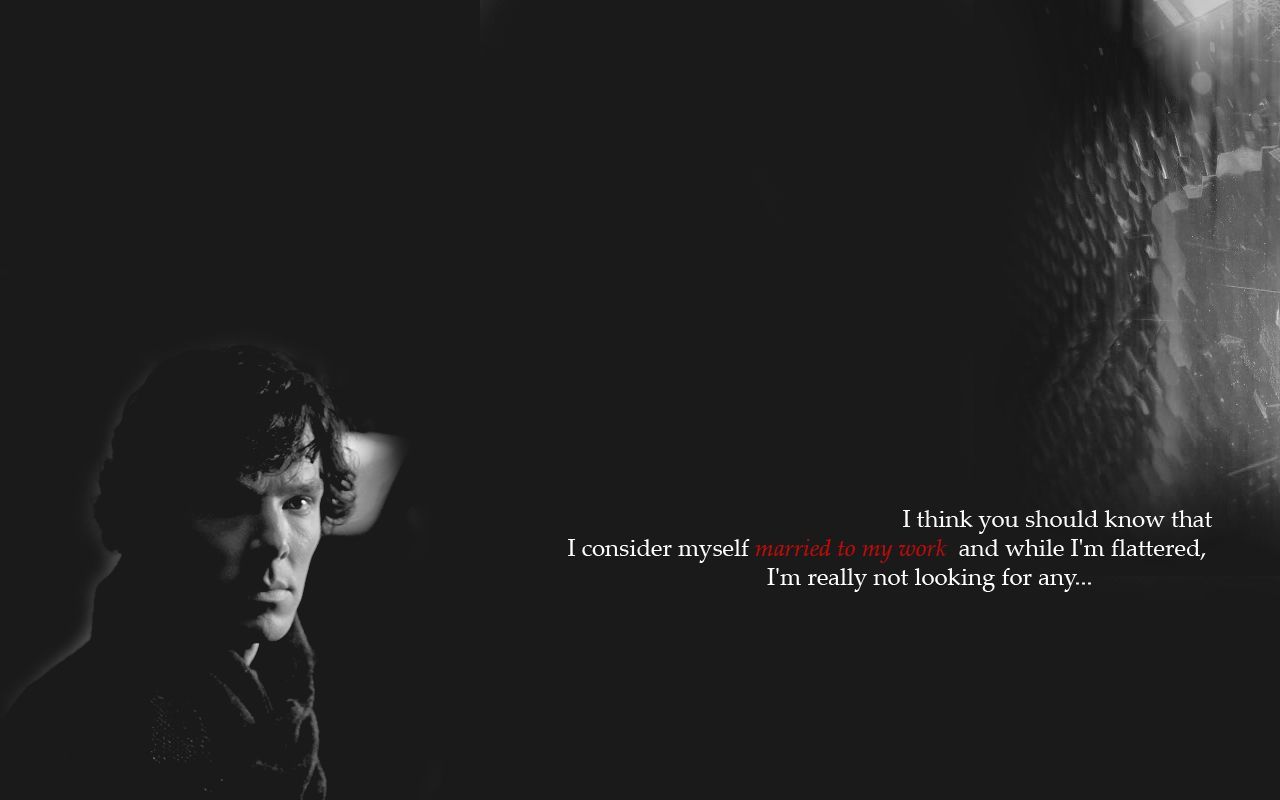 Sherlock Quotes Wallpaper