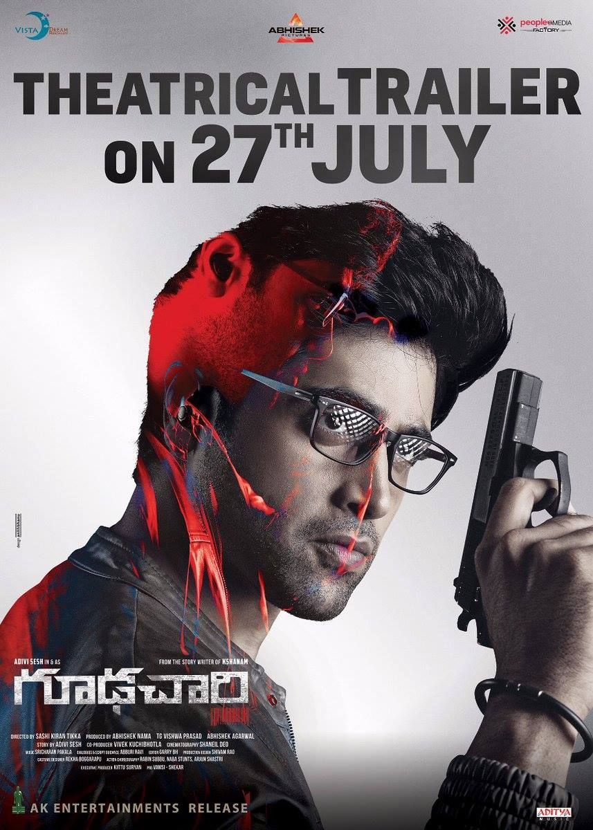Goodachari Theatrical Releasing On 27th July. Telugu movies download, Full movies online free, Telugu movies