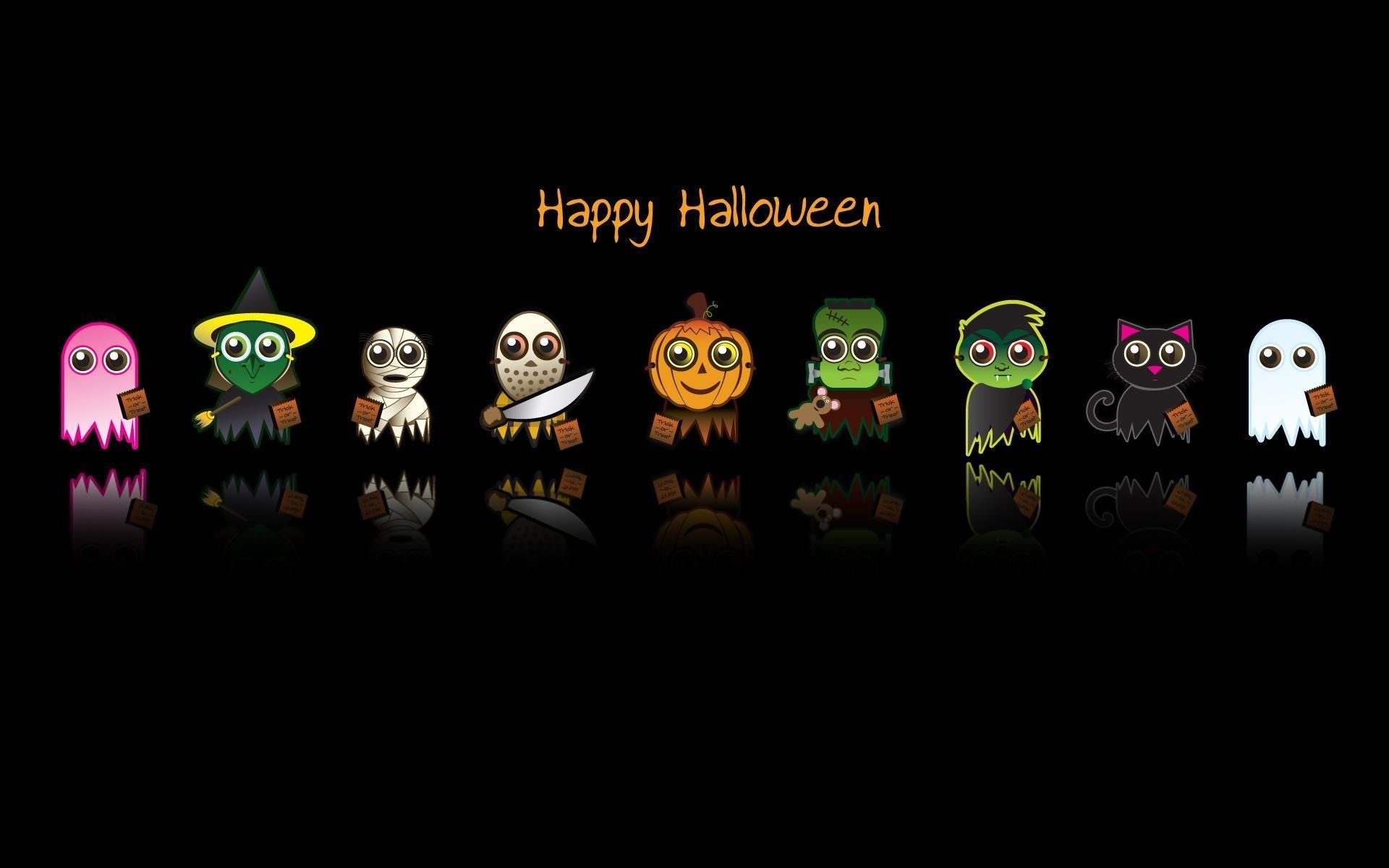Black cartoon wallpaper