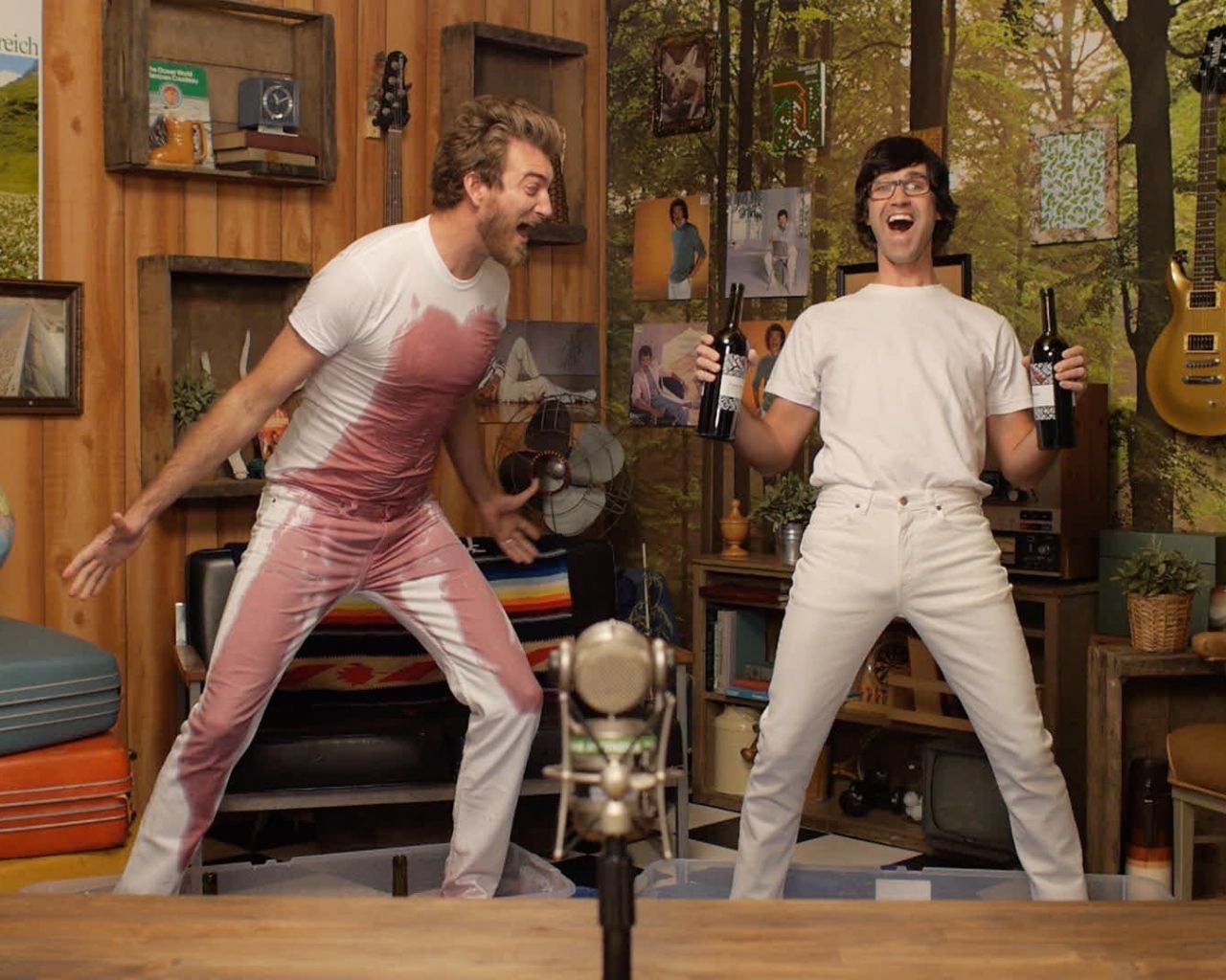 Free download Good Mythical Morning with Rhett Link [1920x1080] for your Desktop, Mobile & Tablet. Explore Good Mythical Morning Wallpaper. Wallpaper Good Morning, GMM Wallpaper