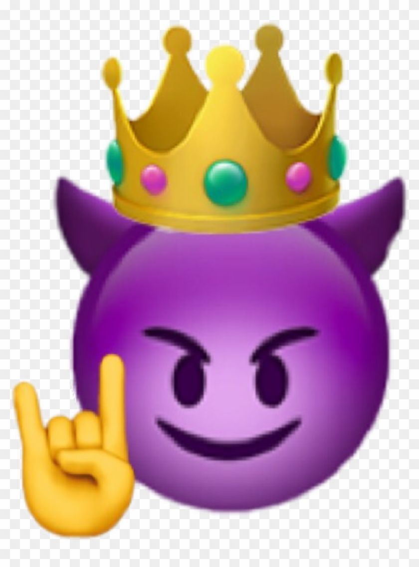 Purple Devil Emoji Png Background Purple Devil Emoji, Png Download