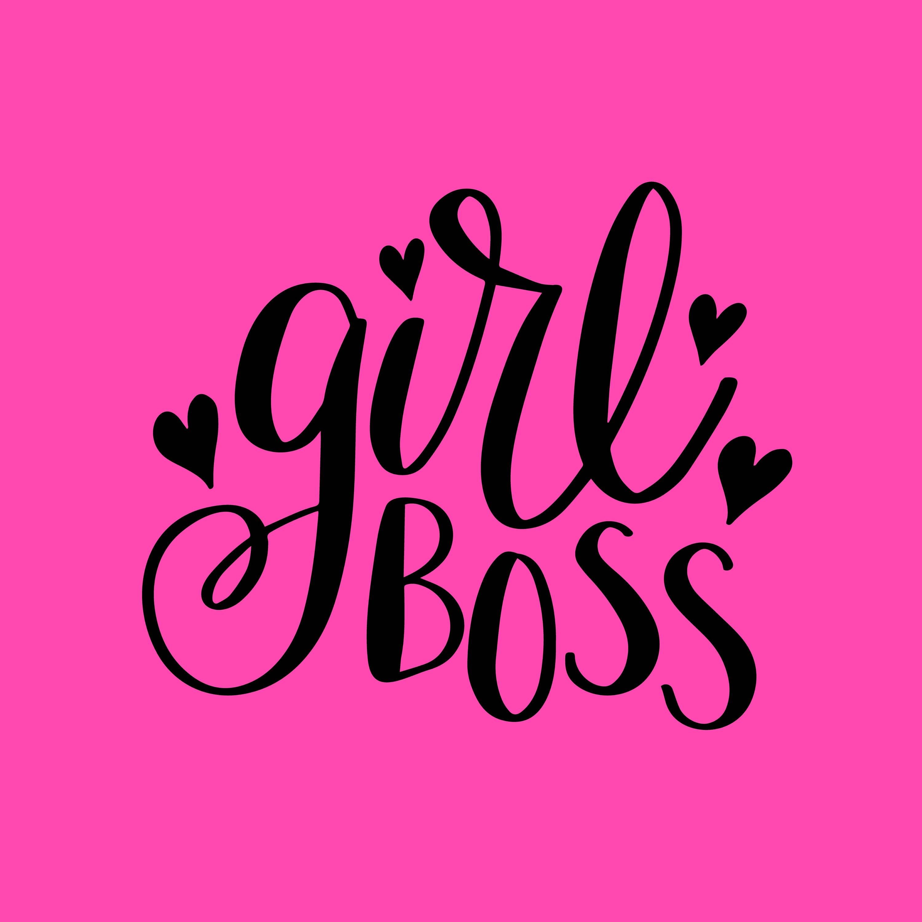 Girl Boss. Cuadros, Fondos de pantalla