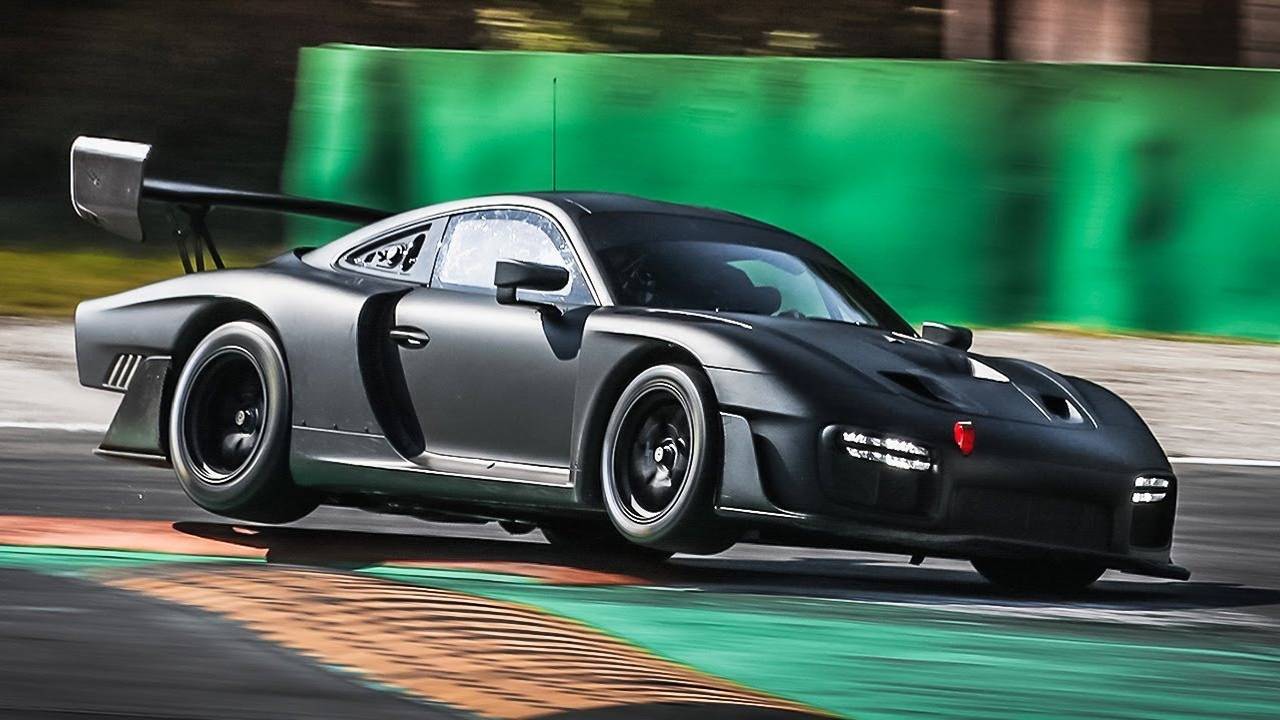 New Porsche 935 Seen At Monza With Sinister All Black Look