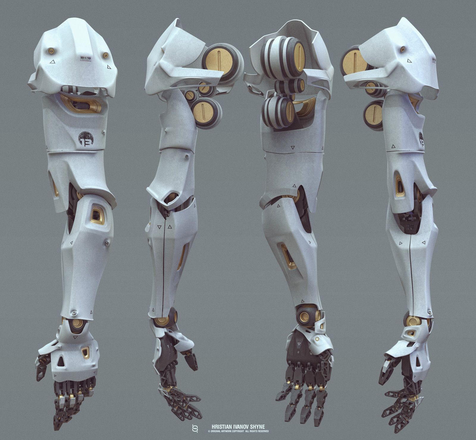 Mecha Arm 03 Artwork JyVQz. Robot Art, Armor Concept, Robot Concept Art