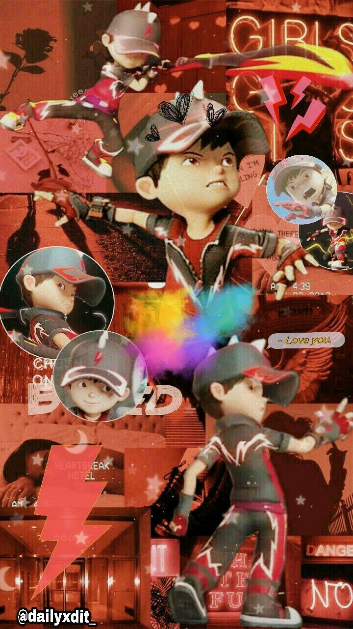 Pin oleh fareliachans28_- di boboiboy_. Seni, Animasi, Gambar hewan lucu