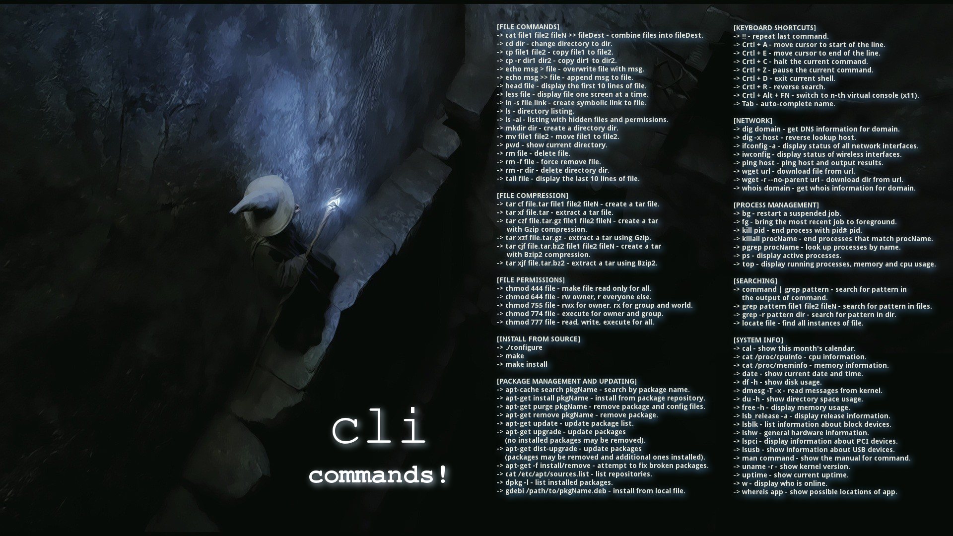 Linux Command Line HD Wallpaper