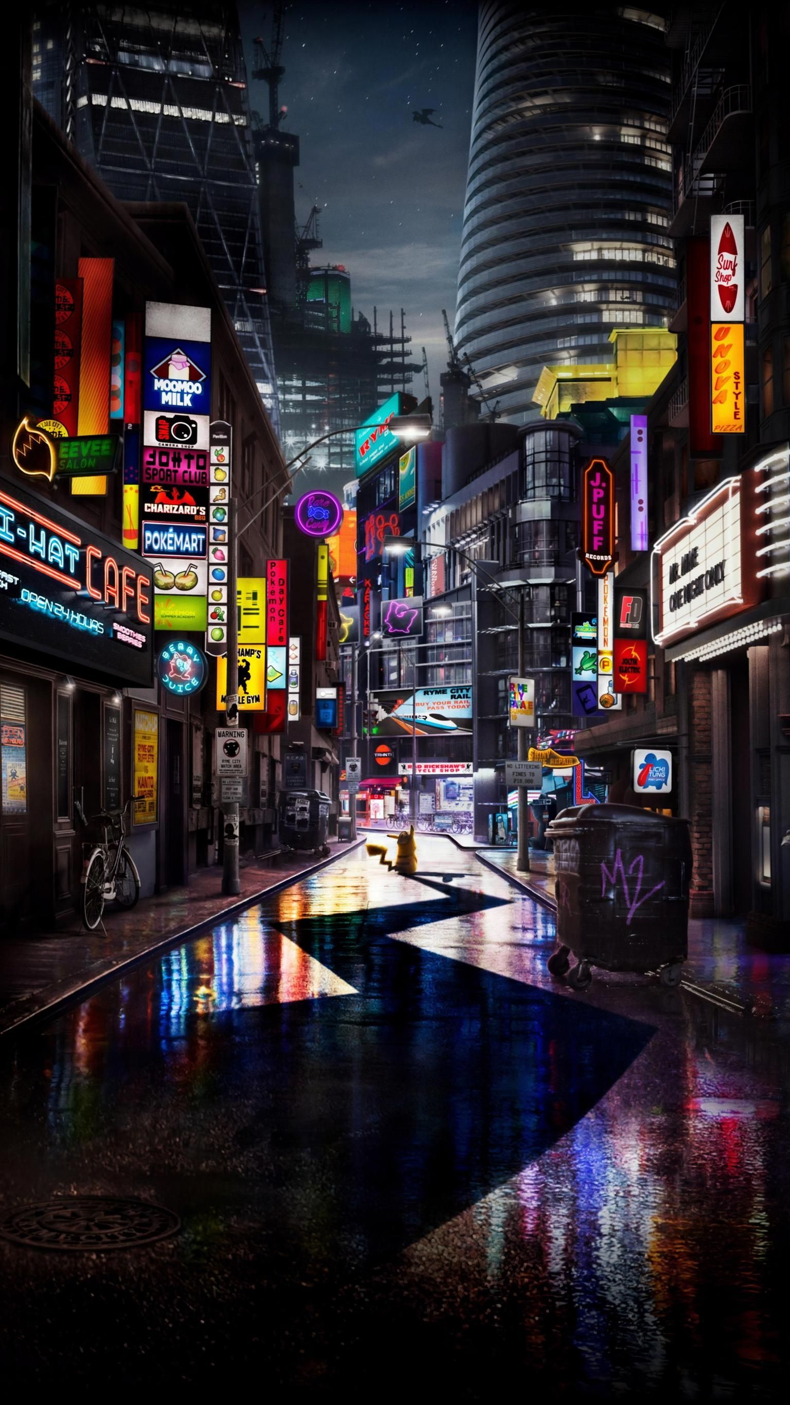 Pokémon Detective Pikachu Phone Wallpaper. Moviemania. Pikachu, Pikachu wallpaper, Pokemon