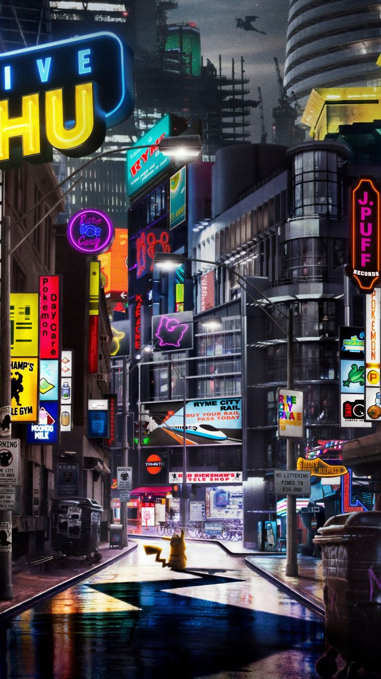 Download 750x1334 wallpaper pokémon detective pikachu, animation movie, 2019, iphone 7, iphone 8, 750x1334 HD image, background, 14930