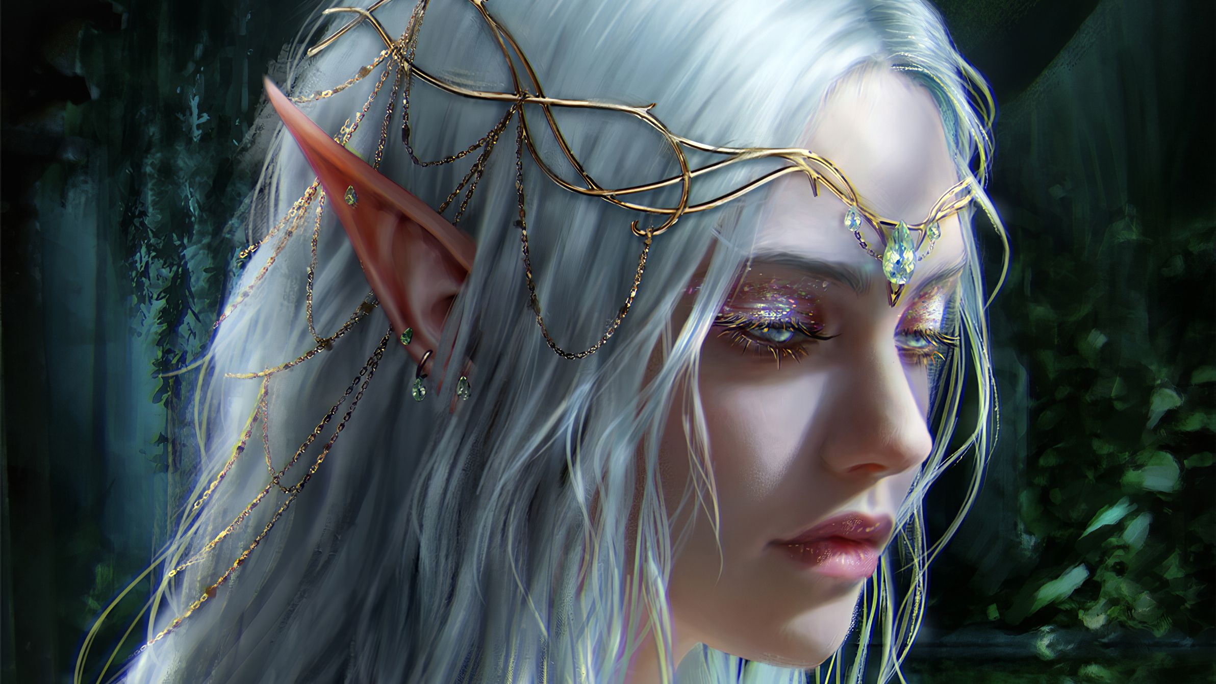 Elf Girl Fantasy Art, HD Artist, 4k Wallpaper, Image, Background, Photo and Picture