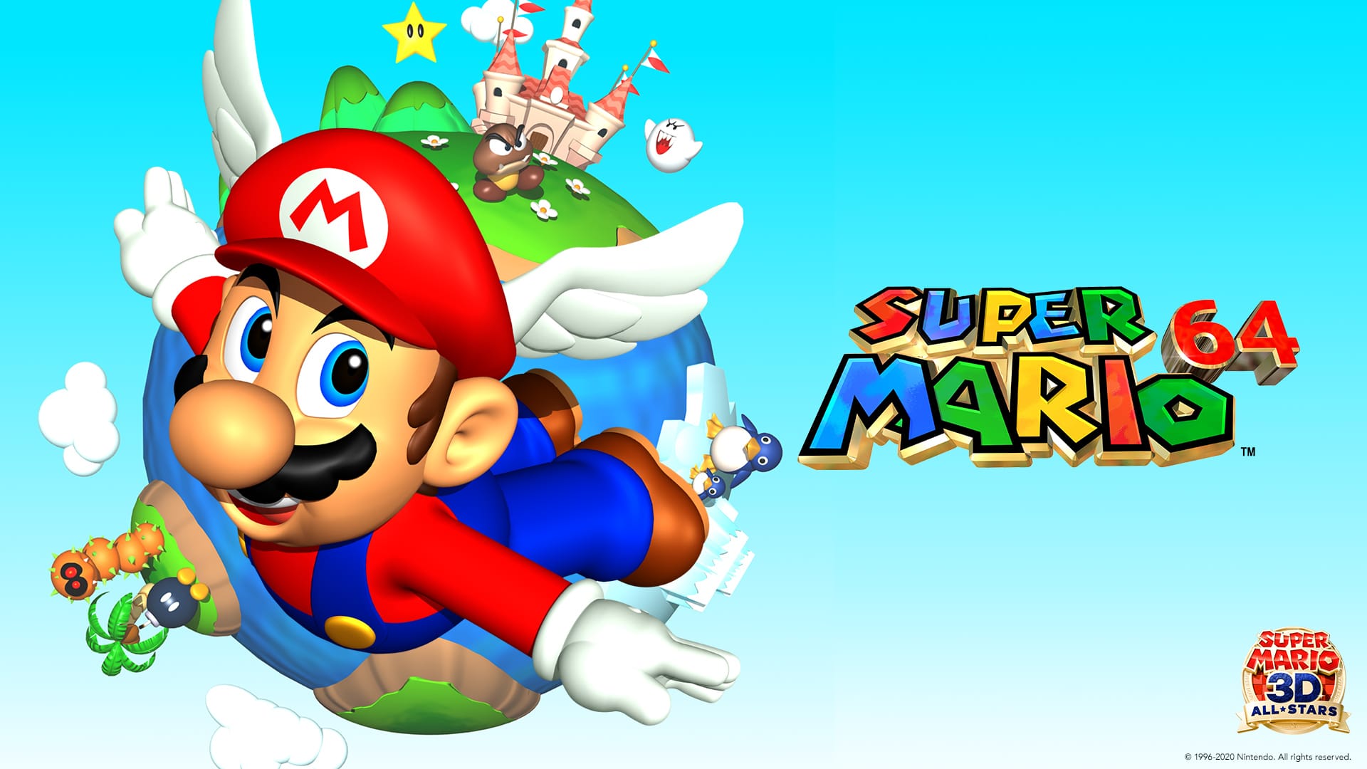 Super Mario 3D All Stars, Pubblicati Una Serie Di Wallpaper Di Super Mario Sunshine E Galaxy