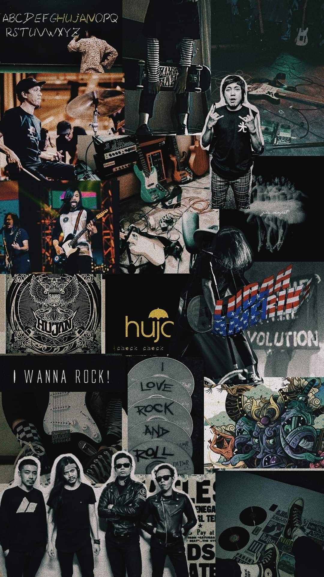 Grunge Music Aesthetic Collage Wallpapers  Wallpaper Cave