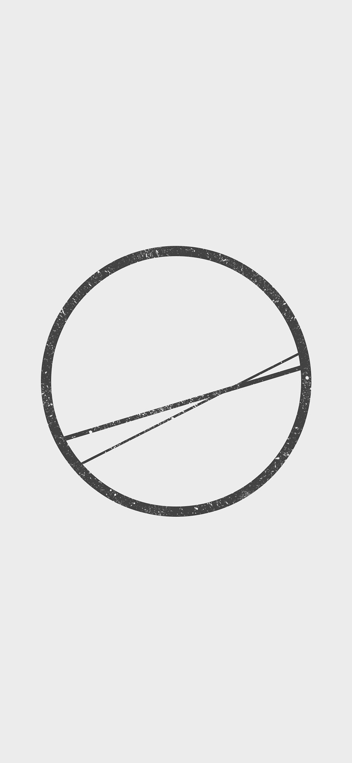 iPhone X wallpaper. minimal simple circle art illustration white