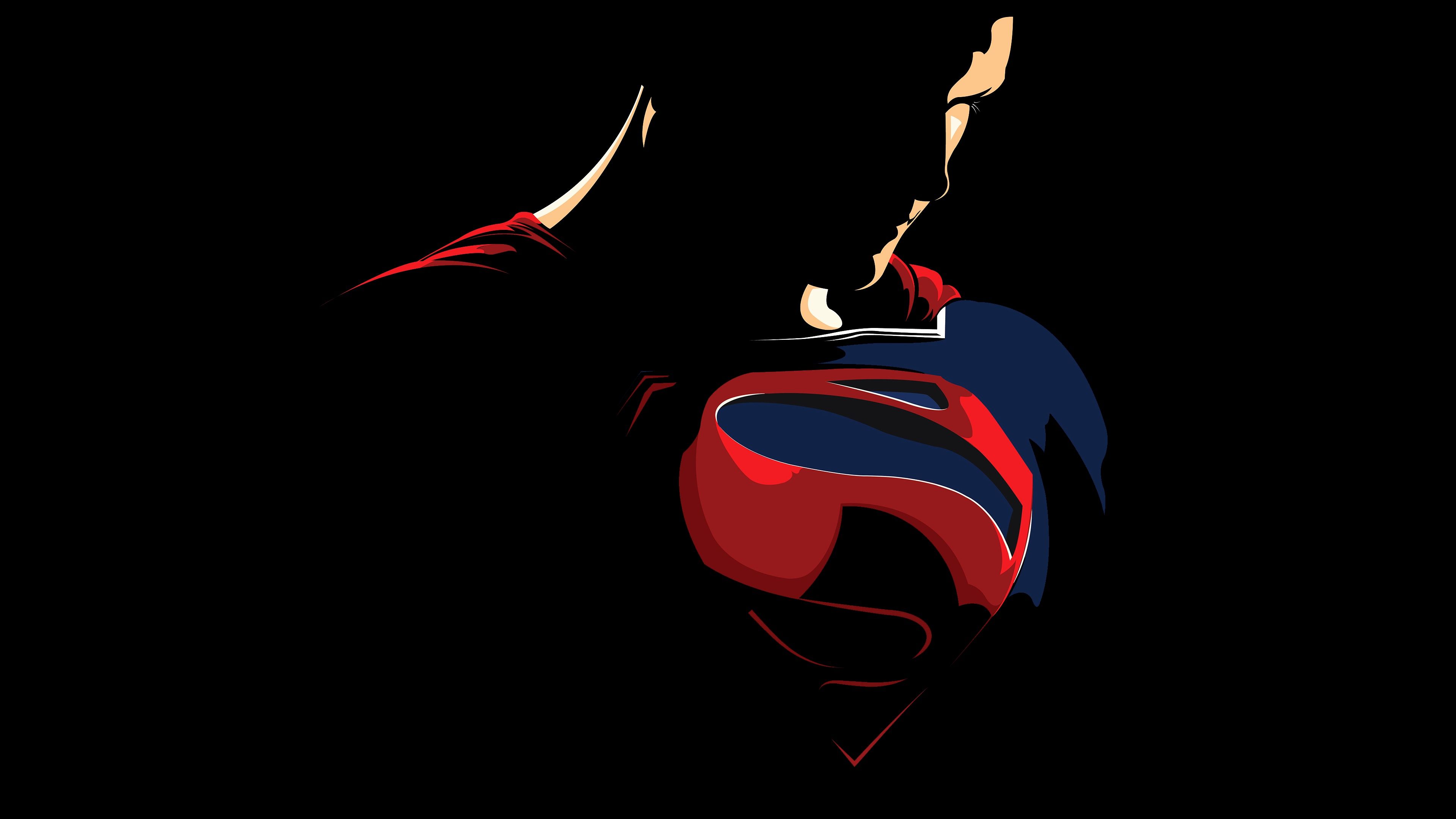 Superhero Minimalist Wallpaper HD Background