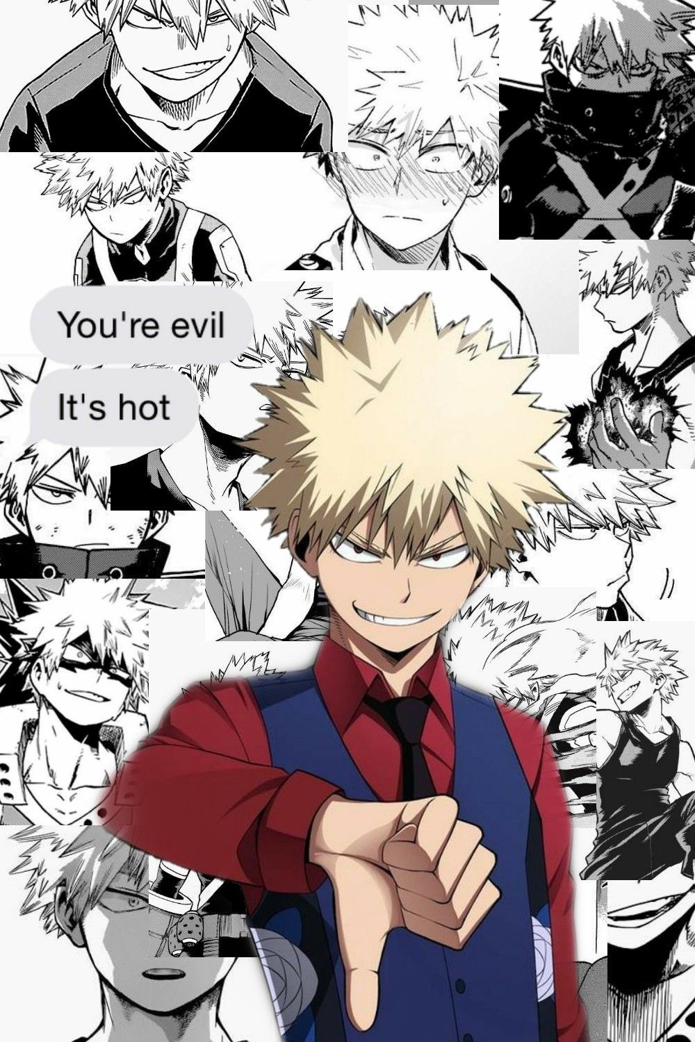 Wallpaper Bakugou. My hero academia manga, Aesthetic anime, Hero wallpaper
