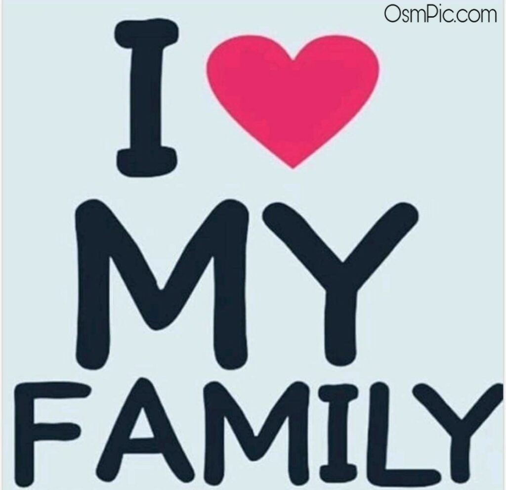 i love my family logo