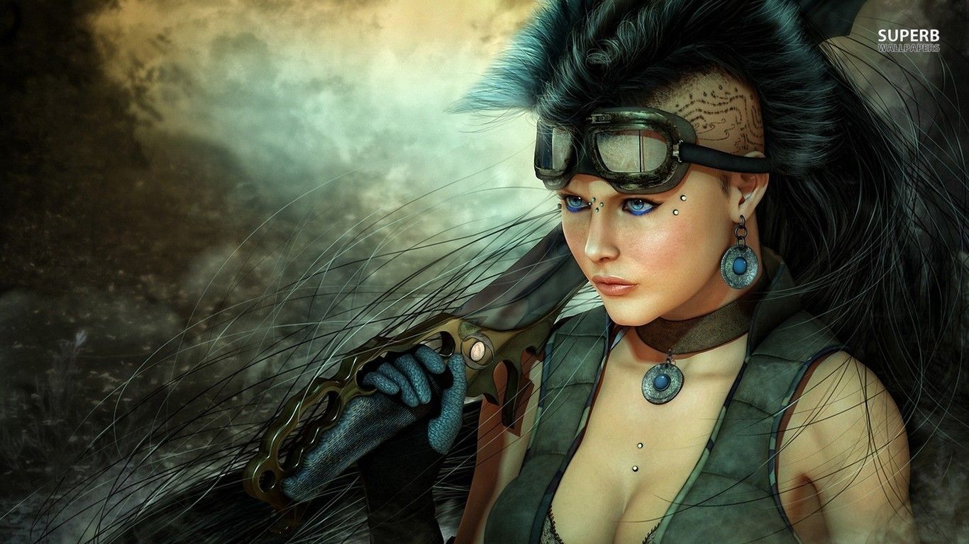 Woman Warrior Computer Wallpaper, Desktop Background Soldier Wallpaper Art Wallpaper & Background Download