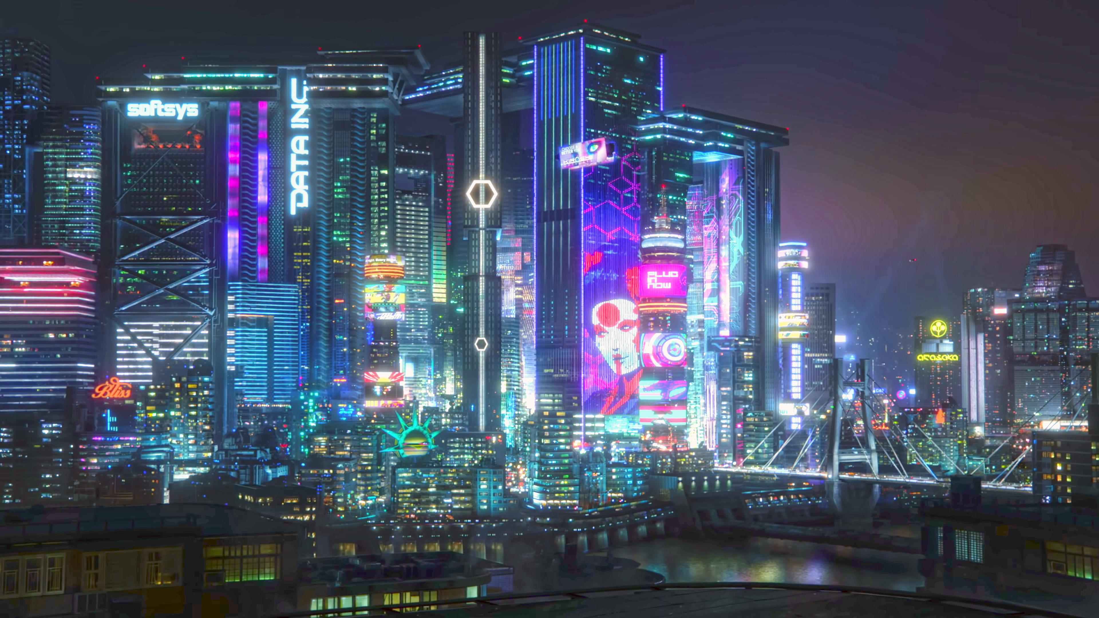 100+] Cyberpunk Night City Wallpapers