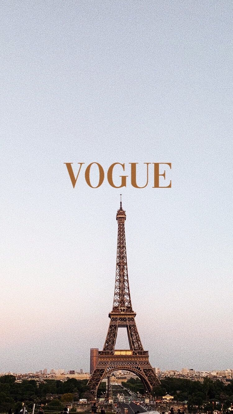 Eiffel Tower x Vogue. Vintage phone wallpaper, Aesthetic picture, Bedroom wall collage