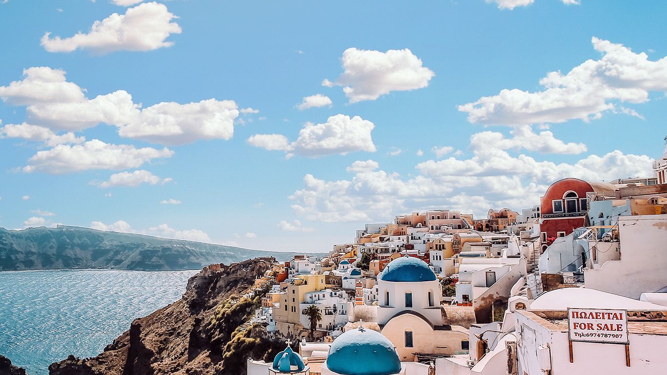 Greece Aesthetic Laptop Wallpaper Free Greece Aesthetic Laptop Background