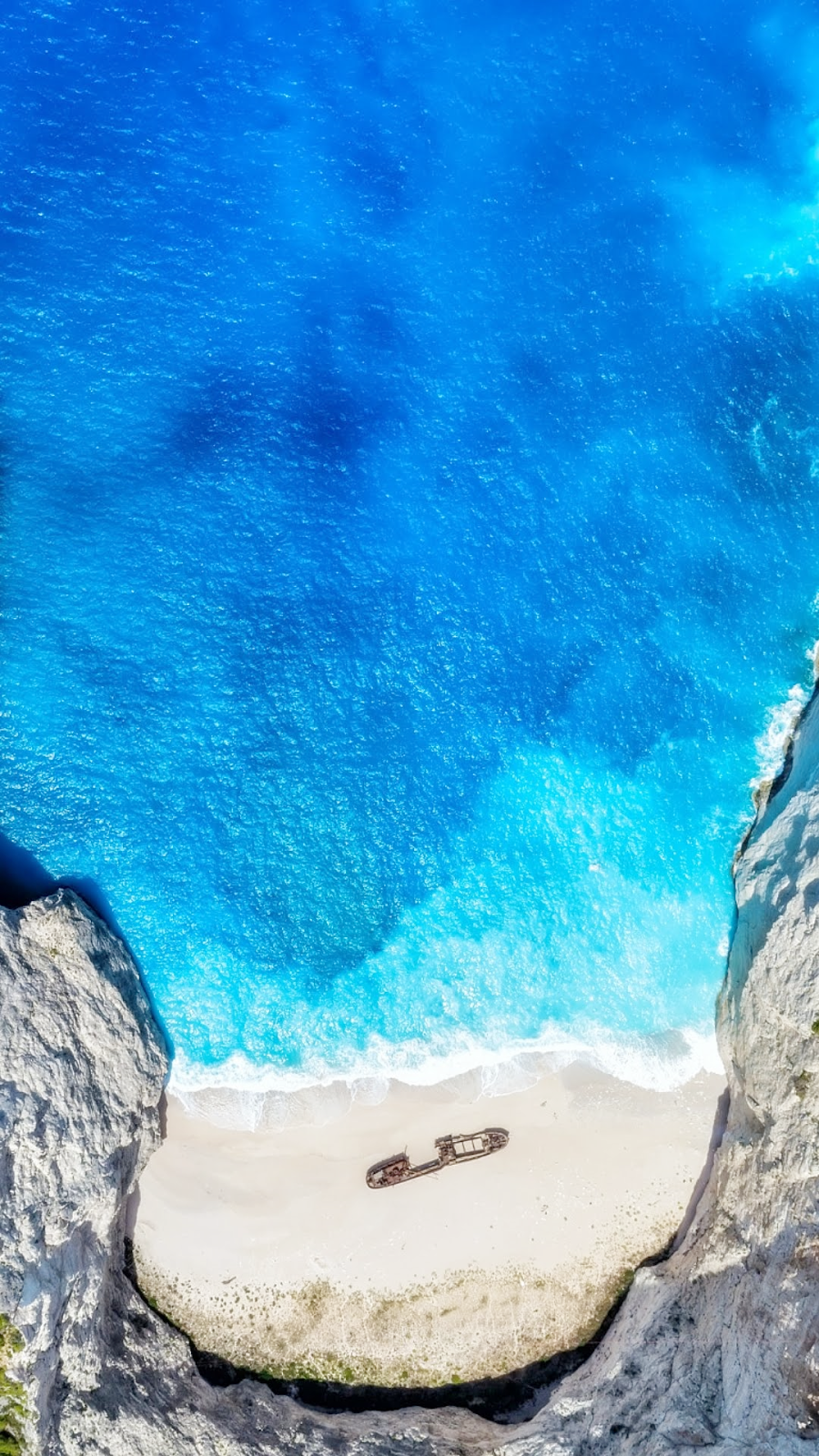 iPhone Greece Beach Wallpaper