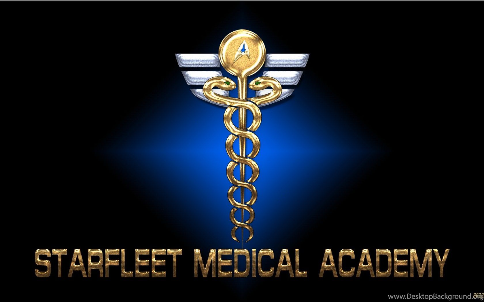 Starfleet Medical Logo Wallpaper By Gazomg Desktop Background