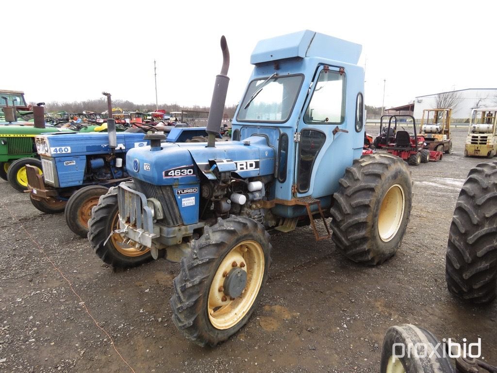 FORD 4630 TRACTOR *NEEDS WORK* DIESEL, 4WD, AFTER MARKET CAB, 3PT HITCH, PTO, DUAL REMOTES, SERIAL #. Farm Machinery & Implements Tractors
