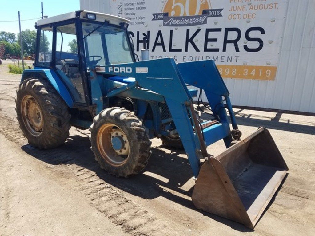 Ford 4630 4x4 W Cab Ldr. Farm Machinery & Implements Tractors Tractor Loaders
