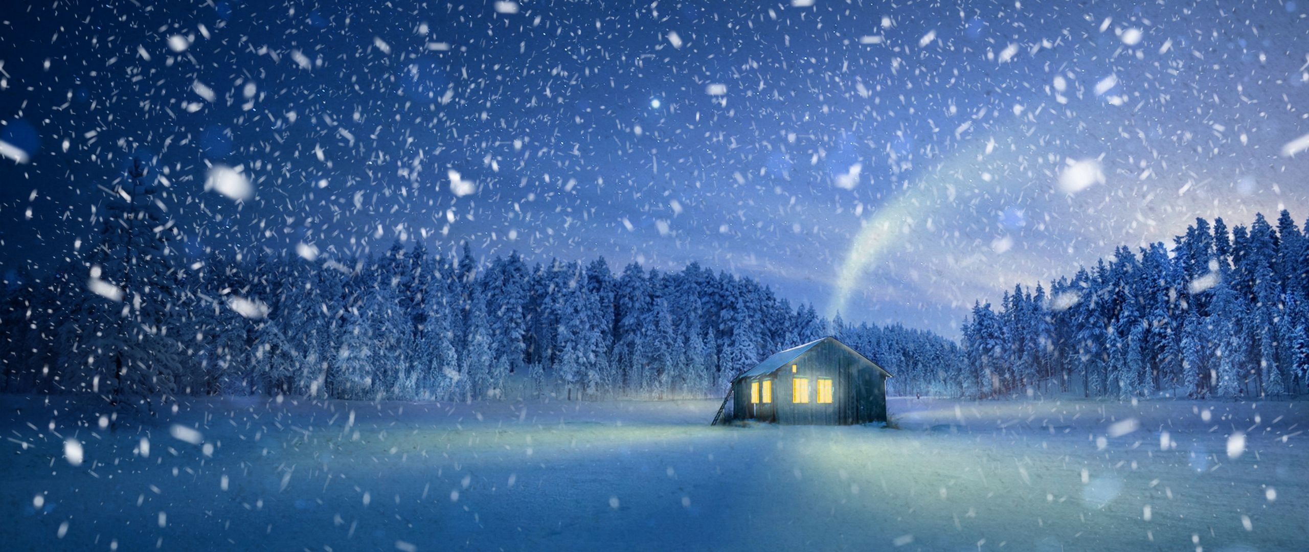 Magical Snow Wallpaper Free Magical Snow Background