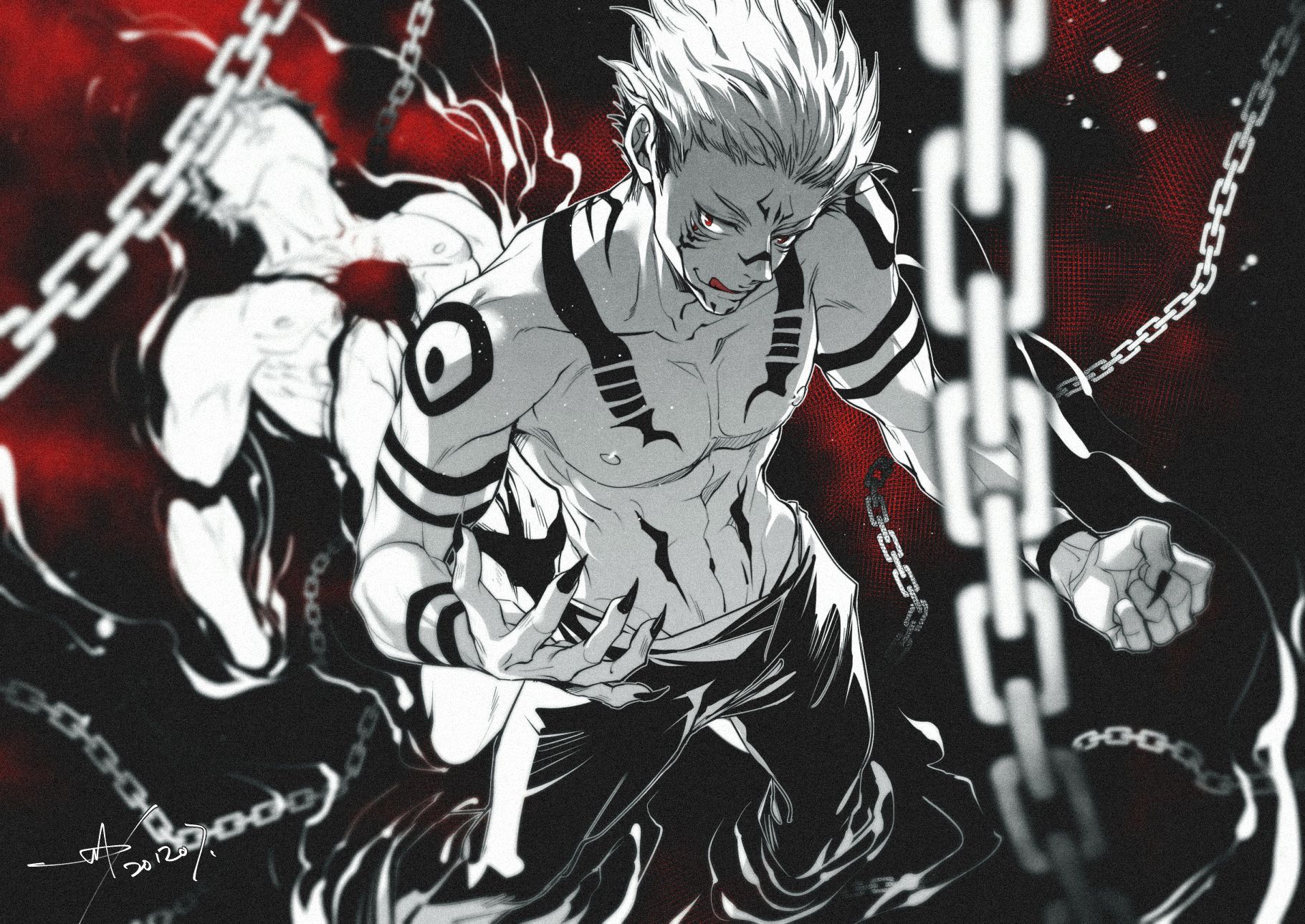 Sukuna 4k : Sukuna Jujutsu Kaisen Itadori Yuji Wallpapersflix Uhdpaper ...