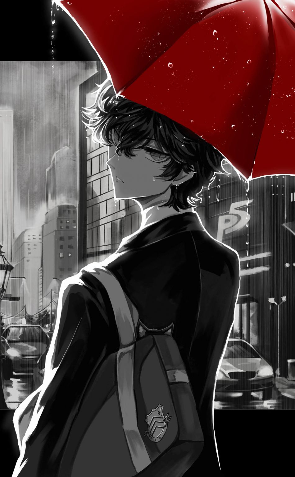 Download 950x1534 wallpaper persona 5, video game, akira kurusu, iphone, 950x1534 HD image, background, 6899