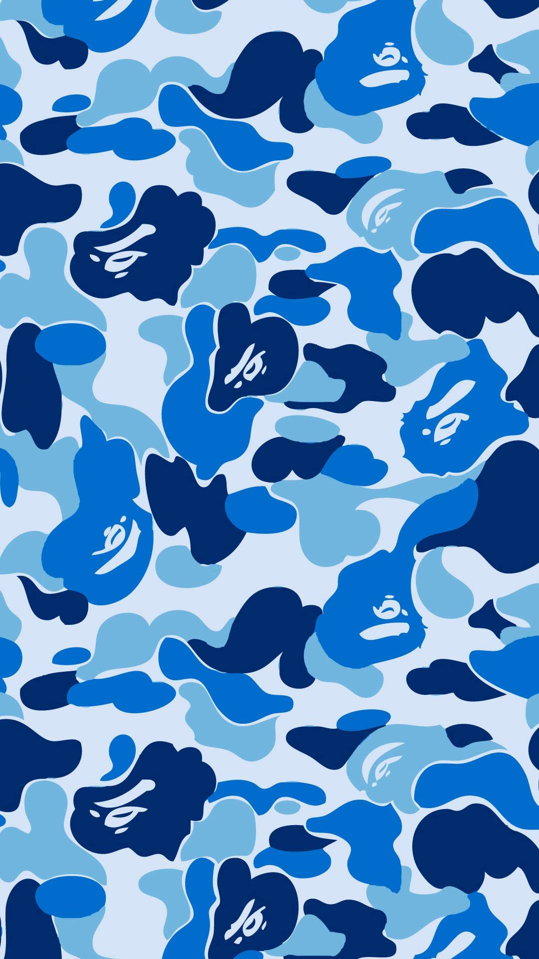 Blue Camouflage Live Wallpaper