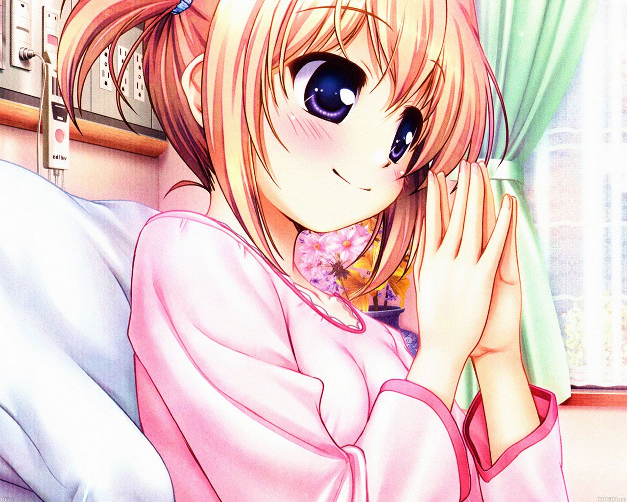 Anime Girl Bed Wallpapers - Wallpaper Cave