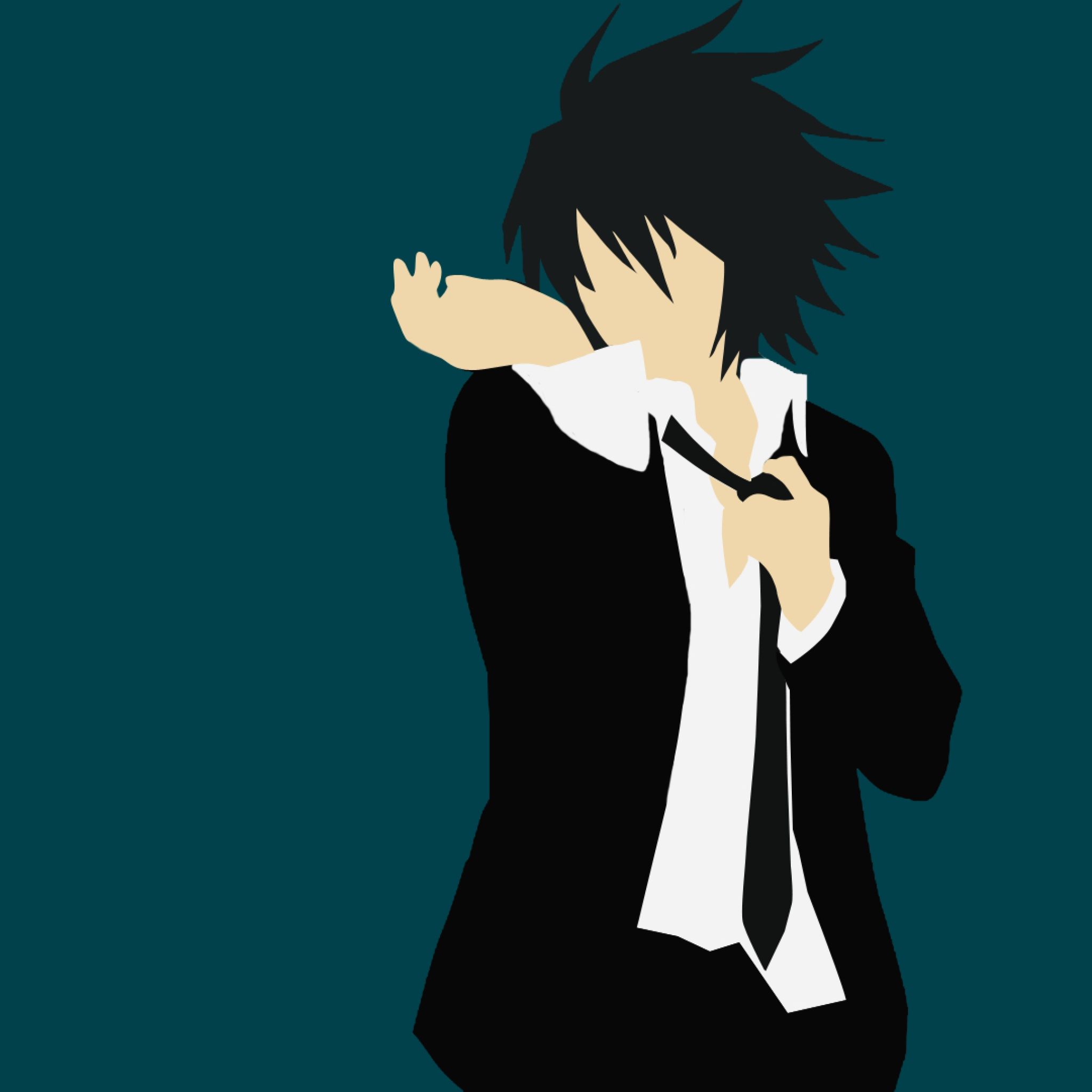 L Death Note Wallpaper 4K