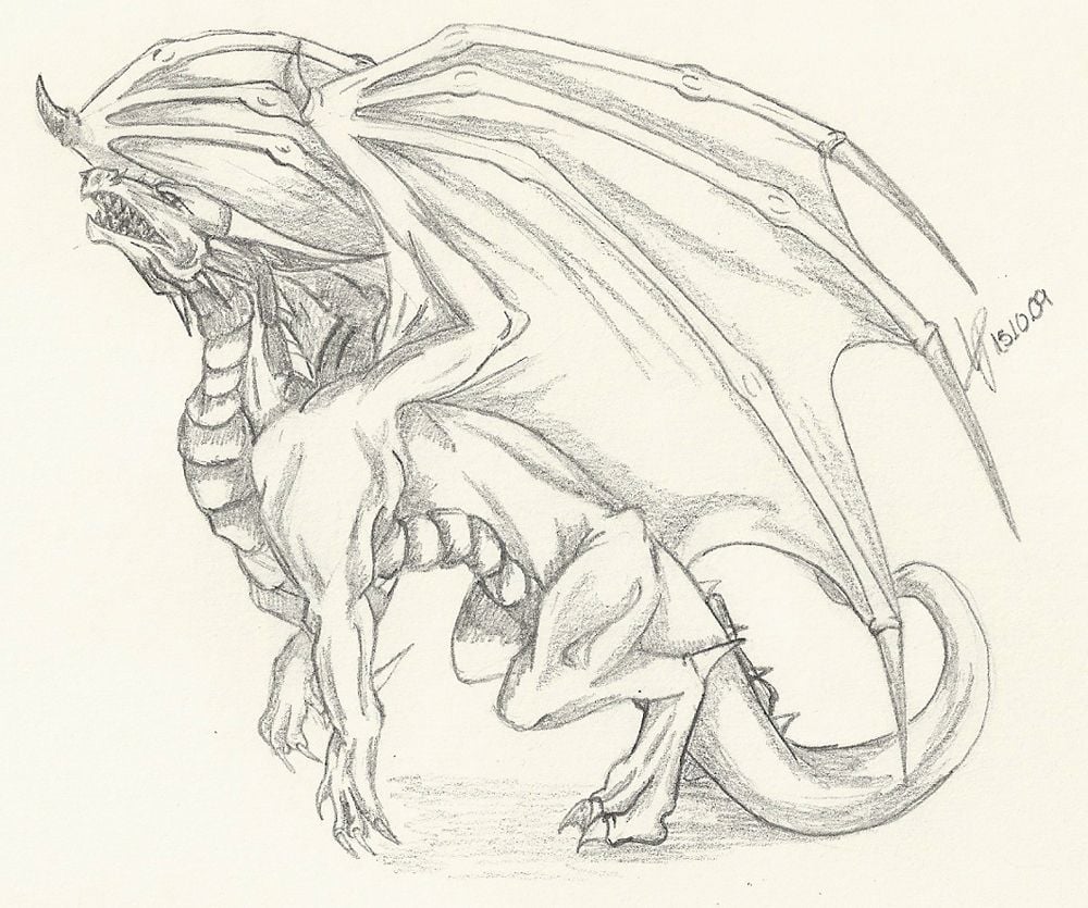 10+ Cool Dragon Drawings for Inspiration | Dragon drawing, Cool dragon  drawings, Cool dragons