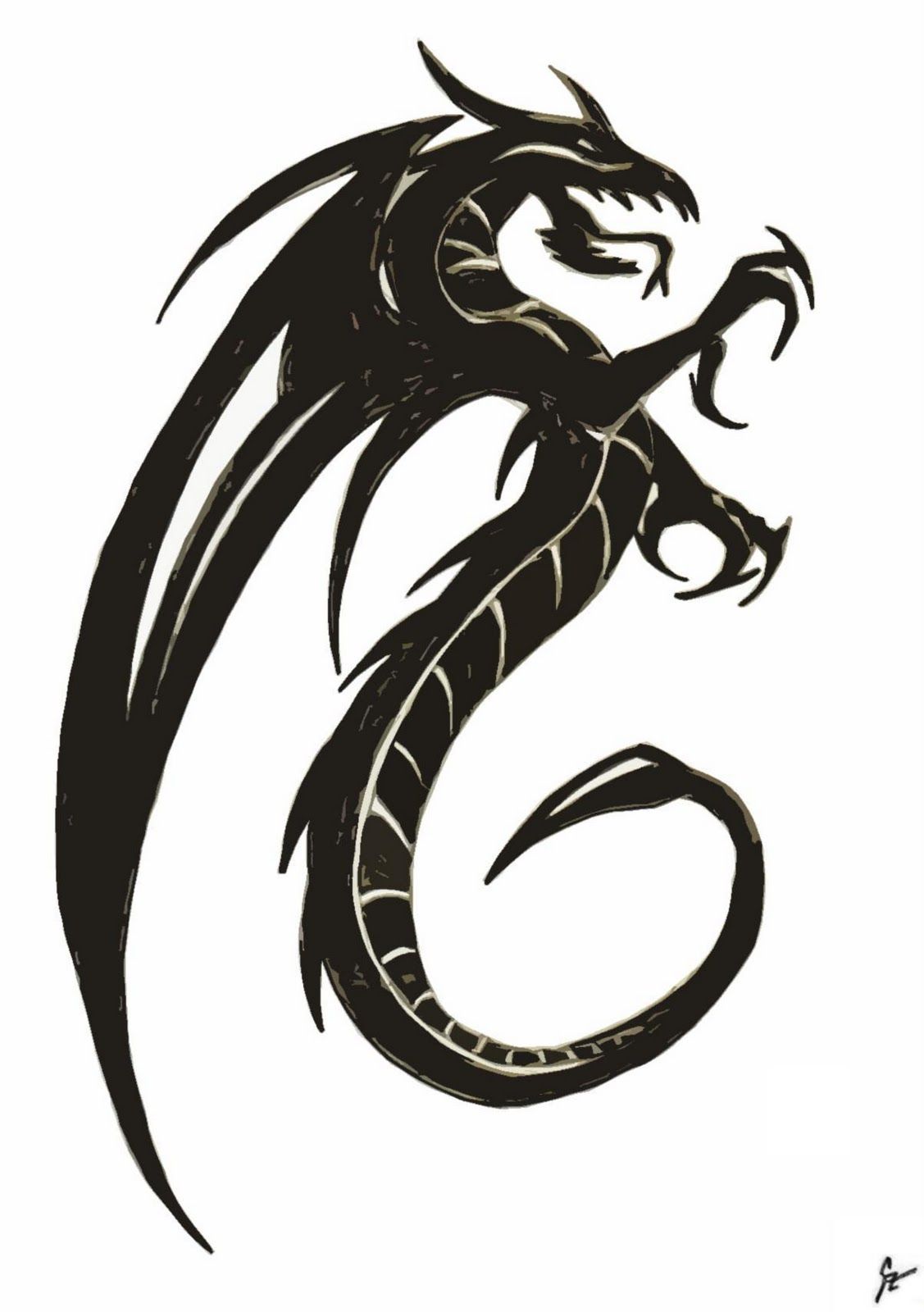 Free Dragon Drawings, Download Free Dragon Drawings png image, Free ClipArts on Clipart Library