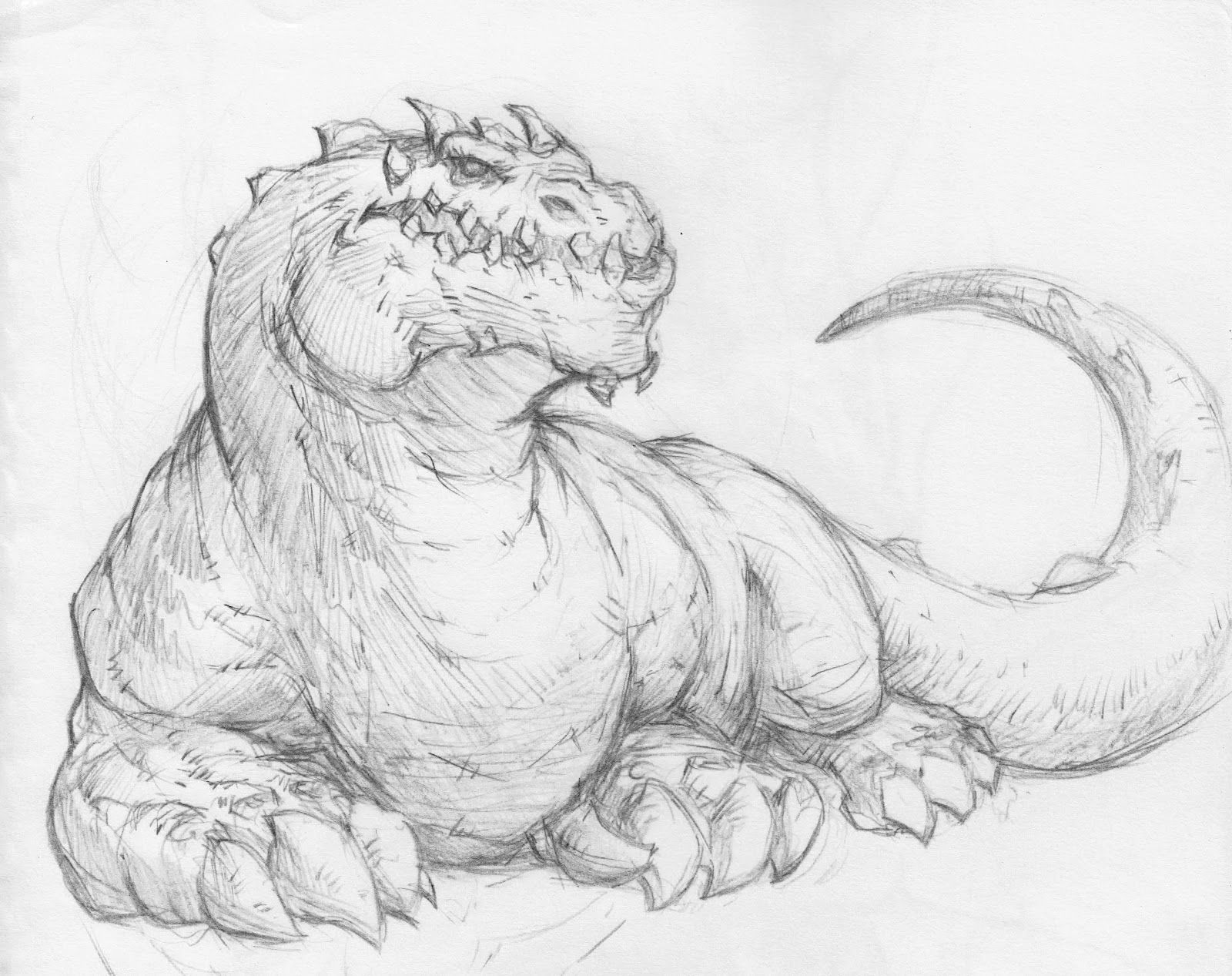 Realistic Dragon Drawing, dragon drawing - thirstymag.com