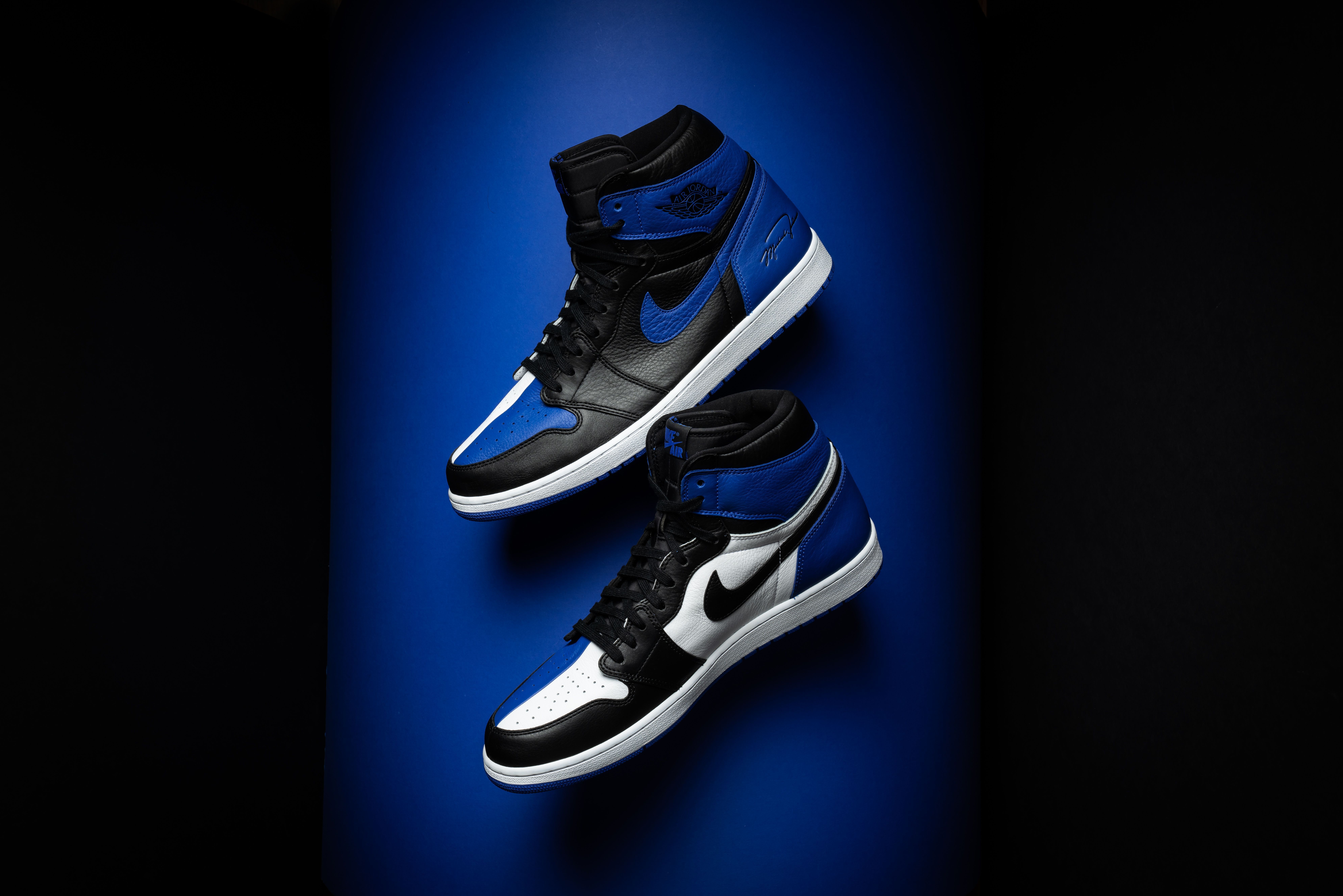 Blue Jordan Shoes Wallpapers on WallpaperDog