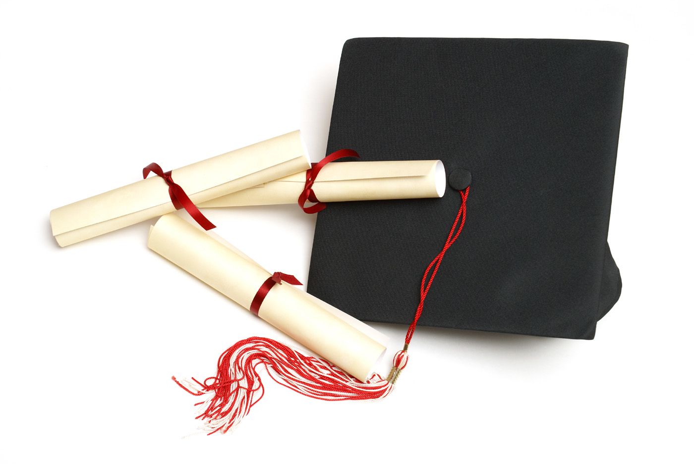 Diploma and degree cap 25355 / Comic