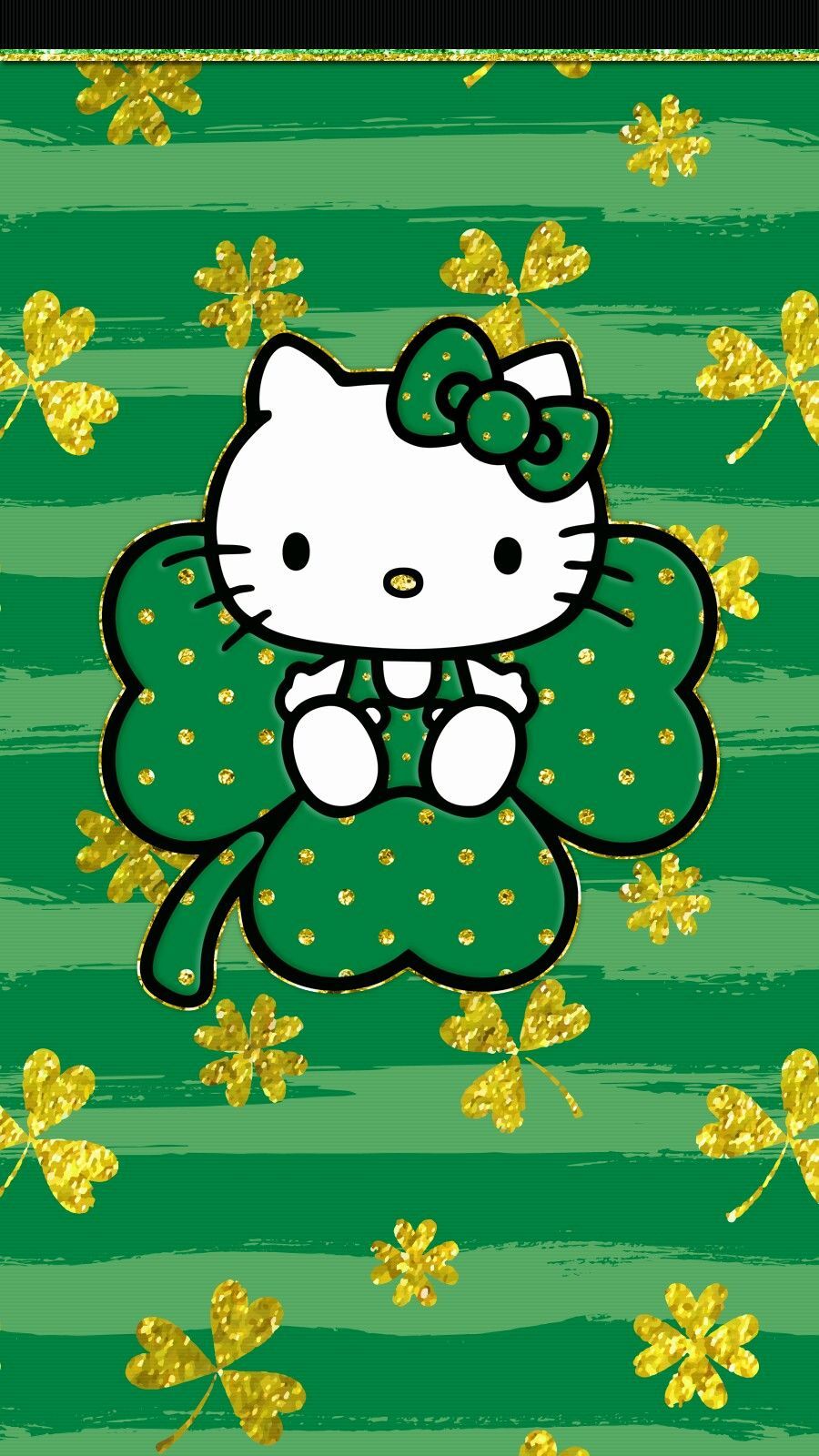 ♧HappY st.patricks day♧. Hello kitty background, Hello kitty picture, Hello kitty coloring