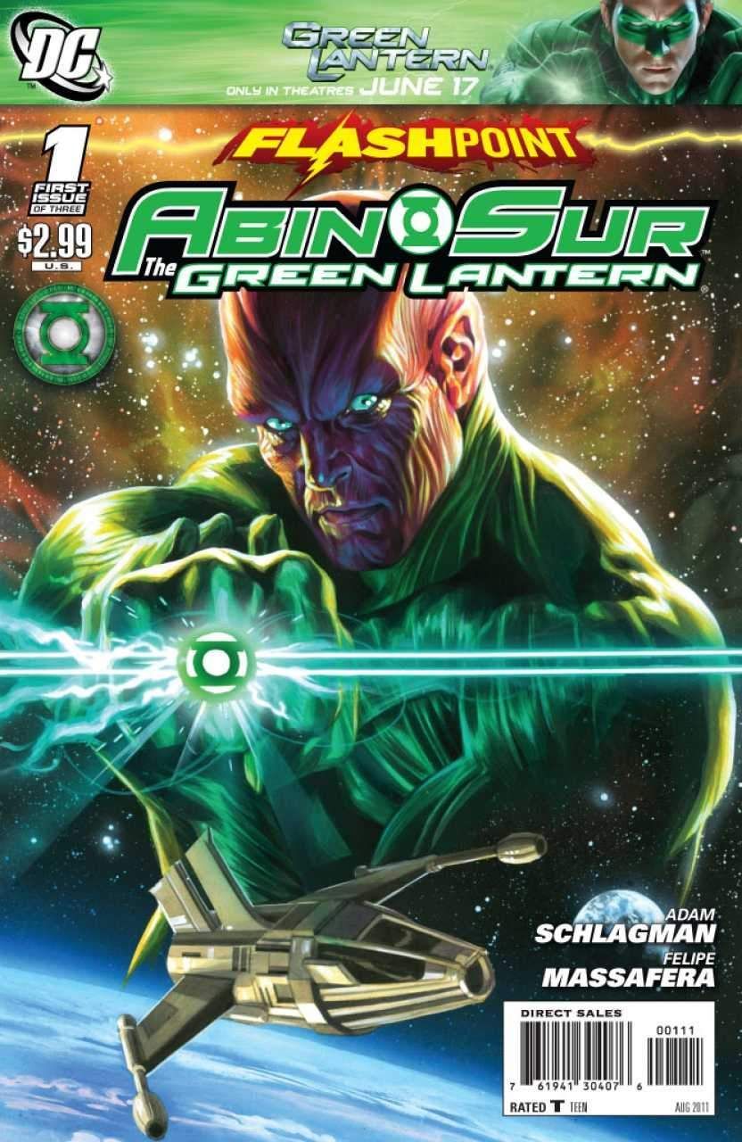 Flashpoint: Abin Sur Green Lantern 3x Set. Green lantern comics, Green lantern, Green lantern hal jordan