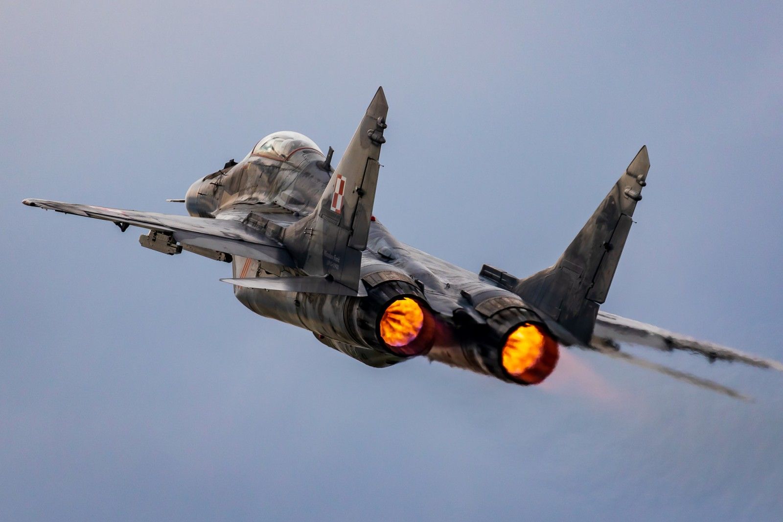 Wallpaper, 500px, mig Fulcrum, afterburner, jet engine, aircraft, military, airshows, aerial 2048x1365