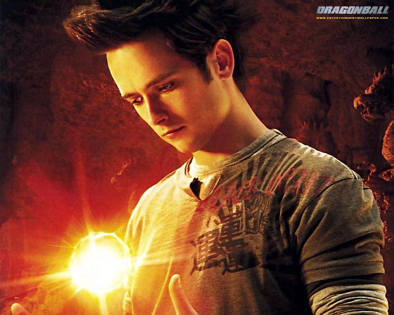 Justin Chatwin as Goku in Dragonball Evolution. Action movies, Live action movie, Live action