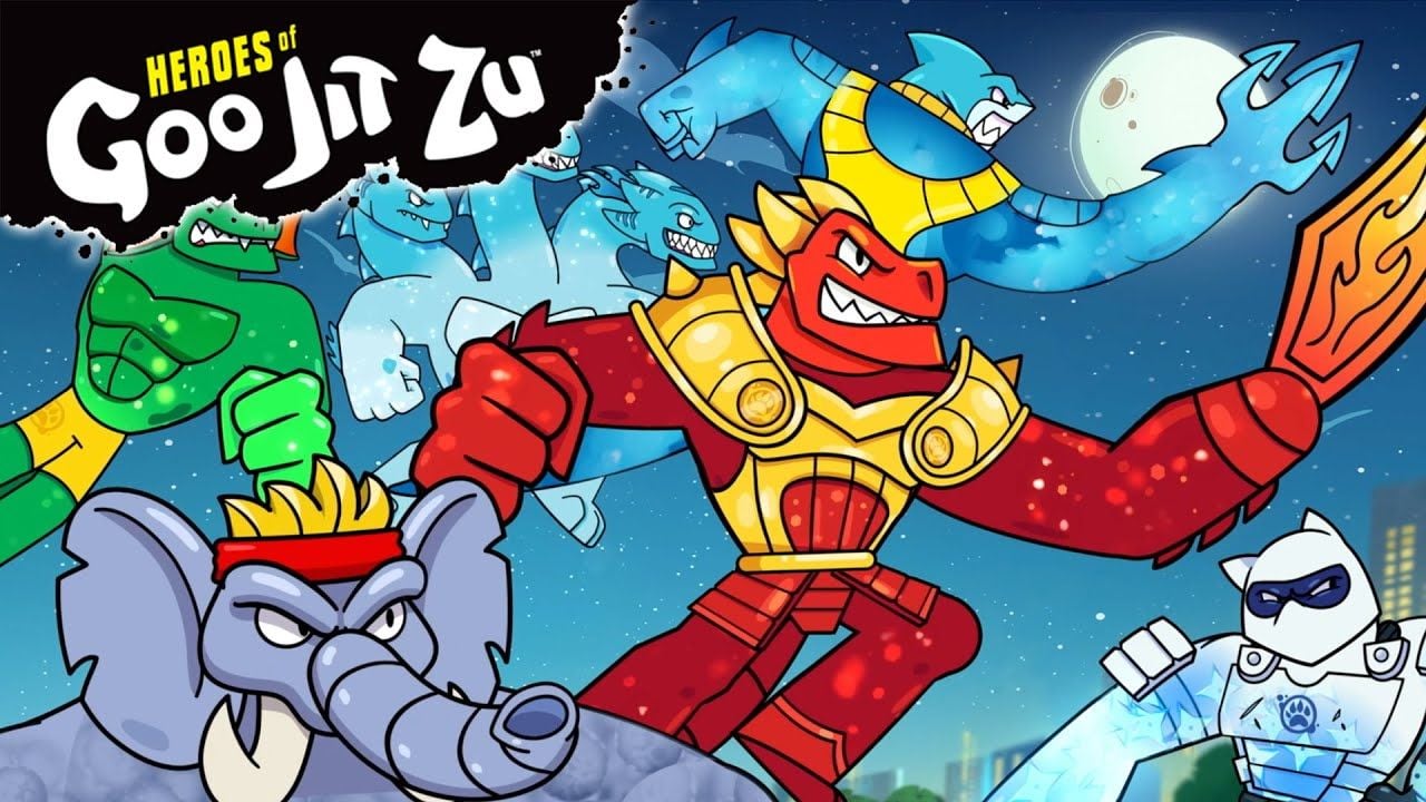 NEW!! Heroes of Goo Jit Zu. Episode 3. What Goos Around Comes Around. cartoon for kids