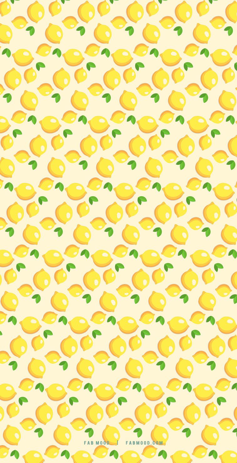 Lemon wallpaper for iphone, Aesthetic Spring & Summer Wallpaper