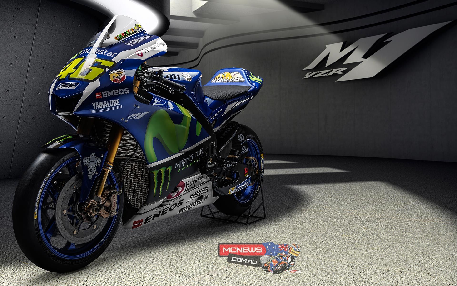 Free Download Valentino Rossi 2016 MotoGP Livery MCNewscomau [1920x1204] For Your Desktop, Mobile & Tablet. Explore 2019 Yamaha YZR M1 Wallpaper Yamaha YZR M1 Wallpaper, Yamaha R1 2019 Wallpaper, Petronas Yamaha SRT 2019 Wallpaper