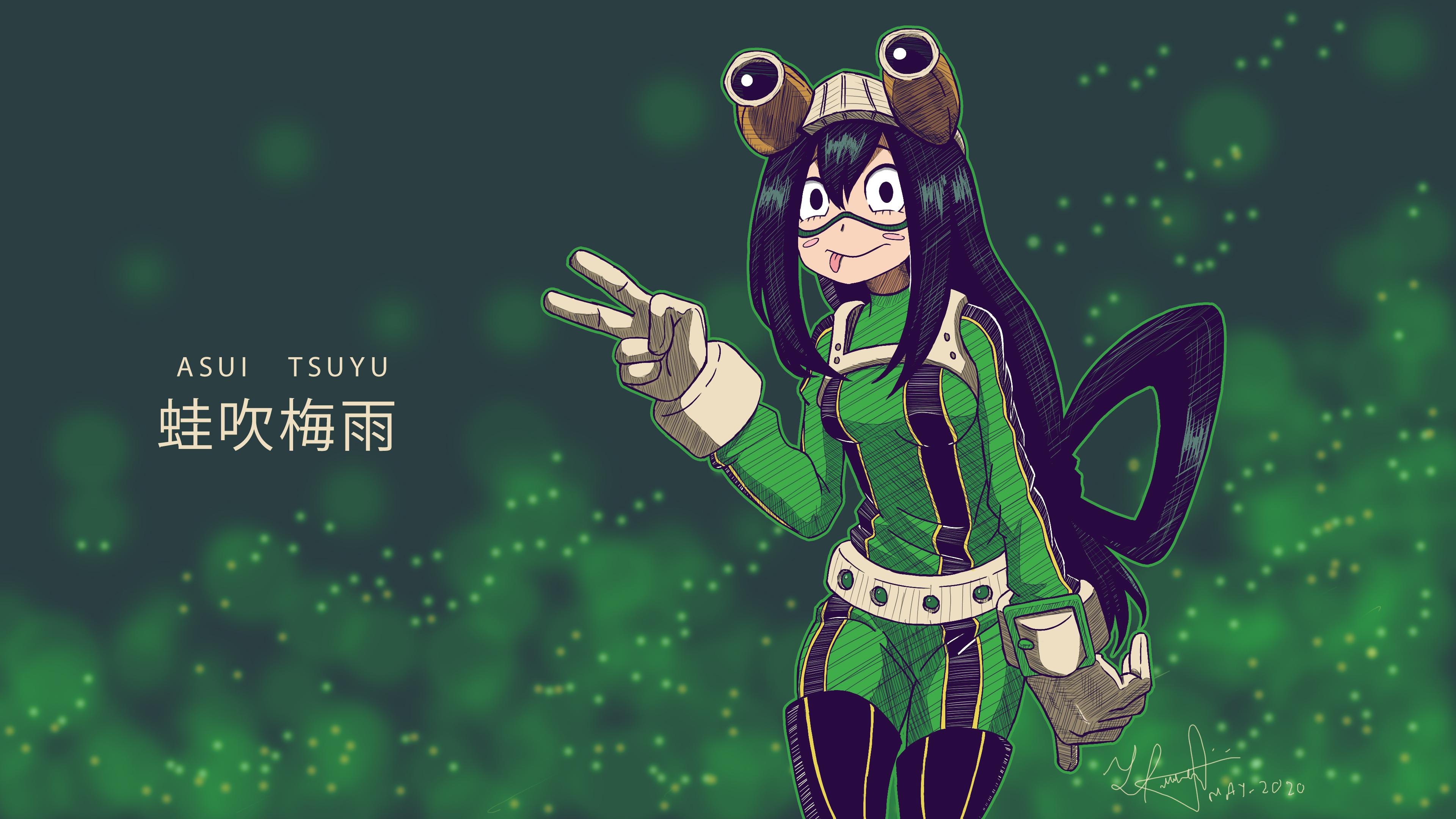 I drew a laptop wallpaper of Froppy! Feel free to use :)
