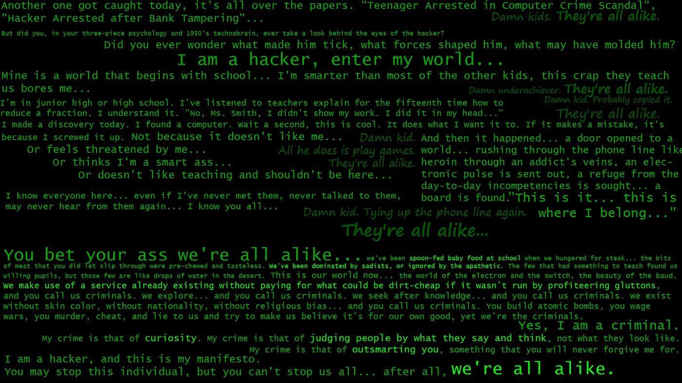 Hacker with Laptop Wallpaper